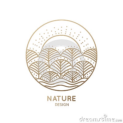 Logo nature Vector Illustration