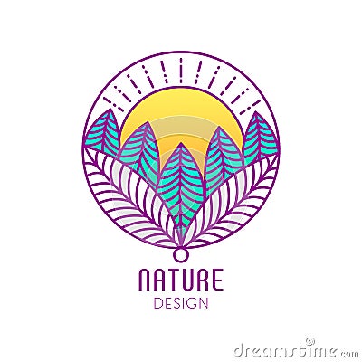 Logo nature Vector Illustration