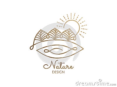 Logo nature Vector Illustration