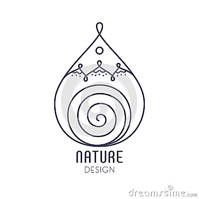 Logo nature Vector Illustration