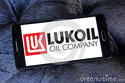 Lukoil oil company logo Editorial Stock Photo