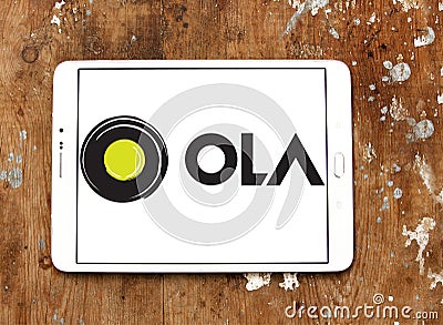 Ola Cabs logo Editorial Stock Photo