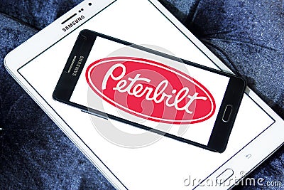 Peterbilt Motors Company logo Editorial Stock Photo
