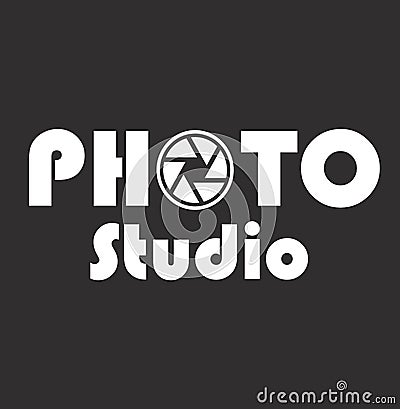 Logo photo studio design Vector Illustration