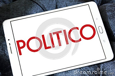 Politico political journalism company logo Editorial Stock Photo