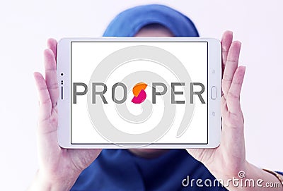 Prosper Marketplace logo Editorial Stock Photo