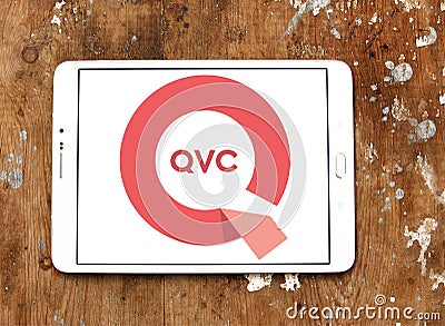 QVC company logo Editorial Stock Photo