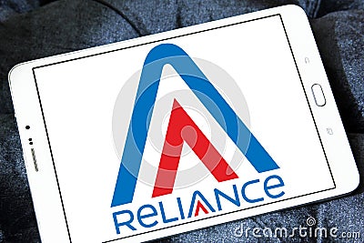 Reliance Communications logo Editorial Stock Photo