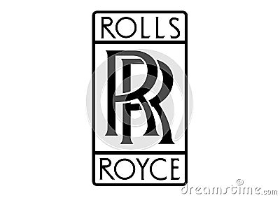 Logo Rolls Royce Editorial Stock Photo