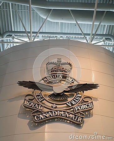 Royal Canadian Air Force Logo Editorial Stock Photo