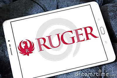 Ruger firearm manufacturing company logo Editorial Stock Photo