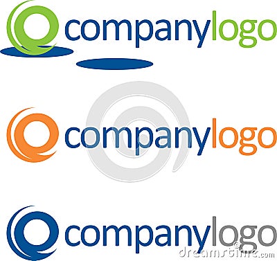 Logo samples Stock Photo