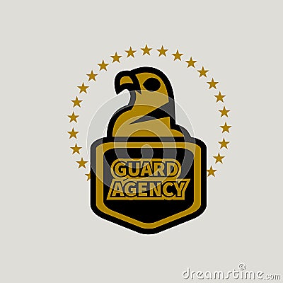 Logo of security agency Vector Illustration