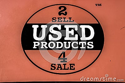 Logo From 2 Sell Used Products 4 Sale Store At Amsterdam The Netherlands 2018 Editorial Stock Photo