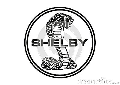 Logo Shelby Cobra Editorial Stock Photo