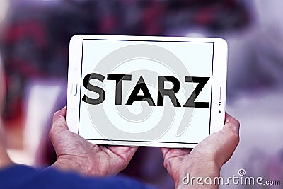 Starz satellite television network logo Editorial Stock Photo