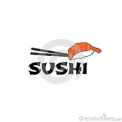 Logo sushi restaurant Stock Photo