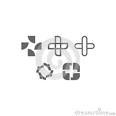 Logo symbol medical modern Stock Photo