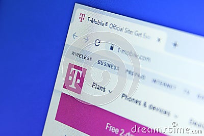 T-Mobile company Editorial Stock Photo