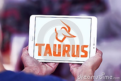 Taurus firearms manufacturer logo Editorial Stock Photo