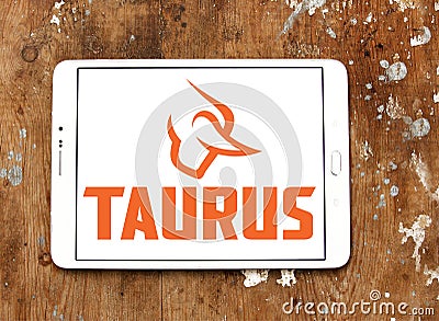 Taurus firearms manufacturer logo Editorial Stock Photo