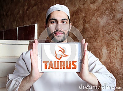 Taurus firearms manufacturer logo Editorial Stock Photo