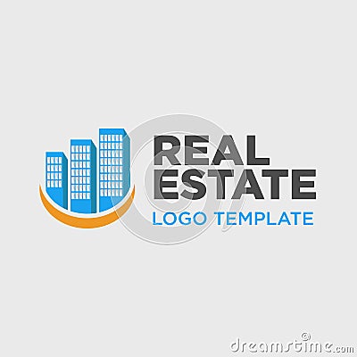 Logo Template for Real Estate Company Stock Photo