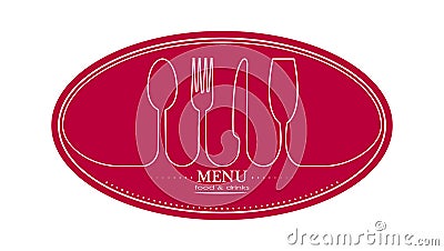 Logo template for restaurant, catering or gastro service menu design Vector Illustration