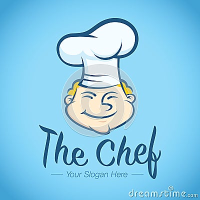 Logo Template Restaurant Chef Vector Illustration