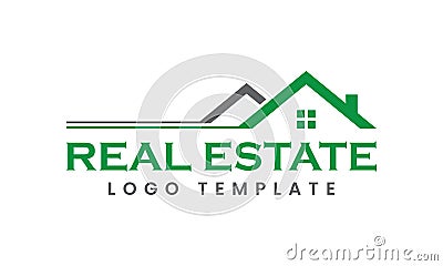 Real Estate Brokerage Logo Template Vector Illustration