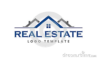 Real Estate Brokerage Logo Template Vector Illustration