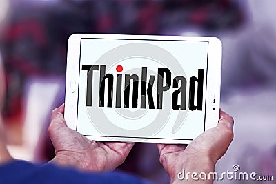 ThinkPad brand logo Editorial Stock Photo