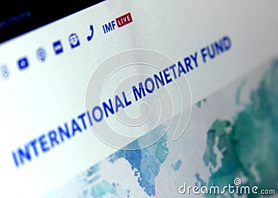 IMF , International Monetary Fund Editorial Stock Photo