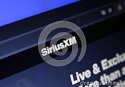 Sirius XM broadcasting company Editorial Stock Photo