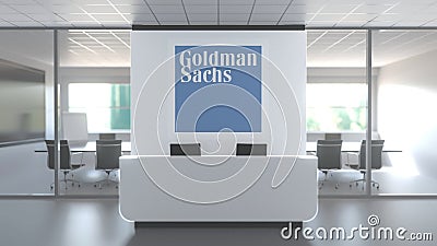 Logo Van Goldman Sachs Op Een Muur In Het Moderne Kantoor Een Conceptuele 3d Animatie Met Een Visie Stock Footage Video Of Bedrijf Vergadering Logo Van Goldman Sachs Op Een Muur In Het Moderne Kantoor Een Conceptuele 3d Animatie Met Een Visie Stock Footage Video Of Bedrijf Vergadering