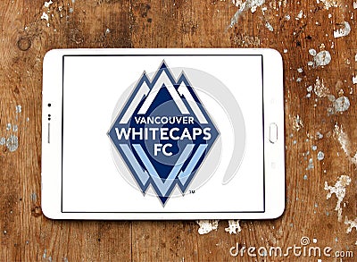 Vancouver Whitecaps FC Soccer Club logo Editorial Stock Photo