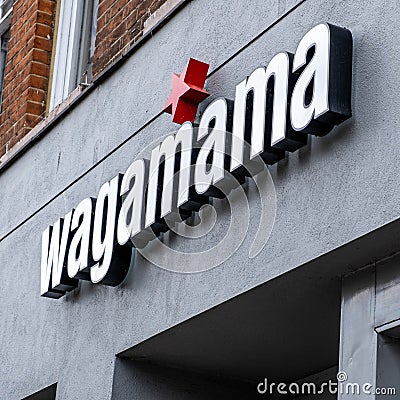 Logo Of Wagamama Asian Food Restaurant With No People Editorial Stock Photo