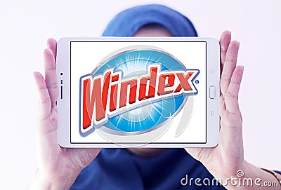 Windex cleaner brand logo Editorial Stock Photo