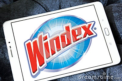 Windex cleaner brand logo Editorial Stock Photo