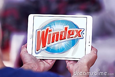 Windex cleaner brand logo Editorial Stock Photo
