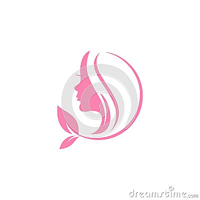 Cosmetic beauty logo design Vector Illustration