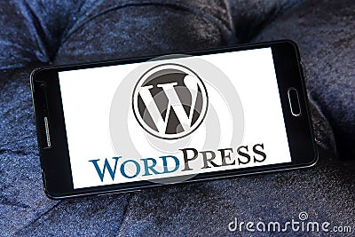 WordPress logo Editorial Stock Photo