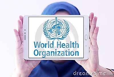 World Health Organization, WHO, logo Editorial Stock Photo