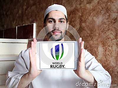 World Rugby sport federation logo Editorial Stock Photo