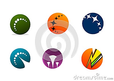 Logos circle Stock Photo