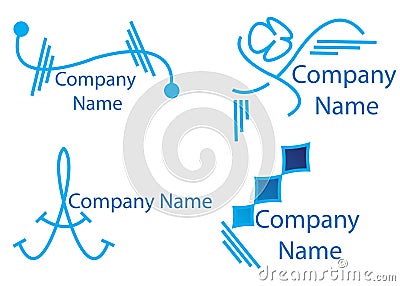 Logos Collection Stock Photo