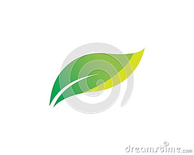 Logos of green leaf ecology nature element vector Vector Illustration