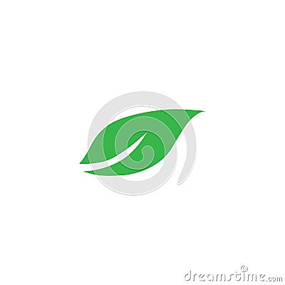 Logos of green Tree leaf ecology Vector Illustration