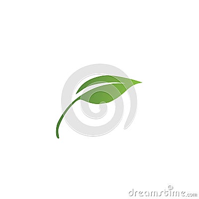 Logos of green Tree leaf ecology Vector Illustration
