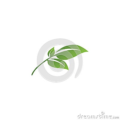 Logos of green Tree leaf ecology Stock Photo